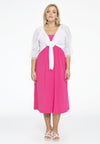 Shrug with lace VOILE - white - #1