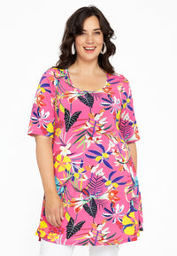 Tunic wide bottom ALIS - pink - #2