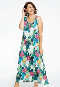 Maxi dress PINEAPPLE - light blue - #2