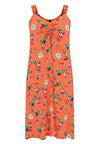 Dress puckering AZALEA - orange - #4