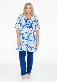 Tunic wide bottom AMARYL - indigo - #1