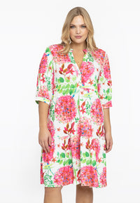 Dress frilled ALLIUM - white - #1