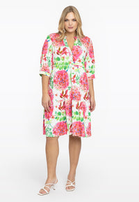 Dress frilled ALLIUM - white - #2