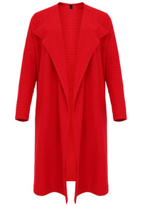 Cardigan RIB - red - #3