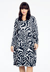 Dress ruffles ZEBRA - black - #2