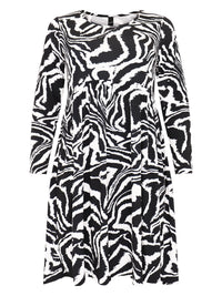 Dress ruffles ZEBRA - black - #3