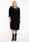 Dress puff sleeve DOLCE - black