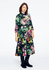 Dress ruffled ORCHIDEE - black - #1