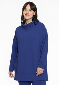 Pullover high neck DIAGONAL - purple - #1