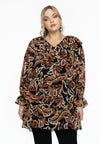 Tuniek met volants BOTANIQUE - black - #1