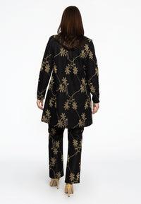 Trousers LUREX FLOWER - black - #3