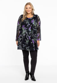 Tunic wide bottom LISIA - black - #1