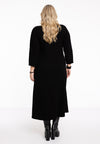 Dress cropsleeve princess DIAGONAL - black - #3