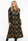 Dress Buttoned long BOTANICA - green - #1