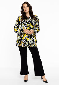 Tuniek flare strings SARI - black - #1