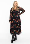 Dress long BABY ROSE - black - #1