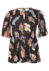 Tunic circle sleeves DOLLS - black