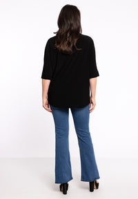 Shirt kimono sleeve DOLCE - black - #3
