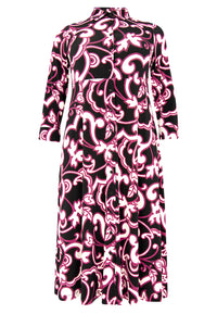 Dress buttons long DAKOTA - black - #4