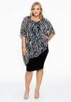 Tunic voile ZEBRA - black - #1