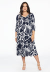 Dress rib neck SKETCH - blue - #1