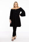 Tuniek met ruches off-shoulder DOLCETunic frill neck DOLCE - black - #4