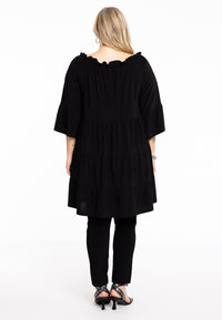Tuniek met ruches off-shoulder DOLCETunic frill neck DOLCE - black - #2
