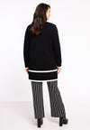Cardigan Black/White - black - #3