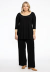 Tunic Flare Contrast Lines DOLCE - black - #1