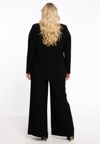 Trousers Wide Contrast lines DOLCE - black - #2