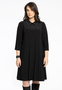 Dress collar studs DOLCE - black - #1
