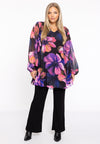 Tunic wide bottom CARA - black