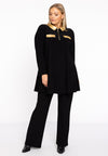Tunic wide bottom zipper DOLCE - black
