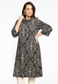 Dress high neck SANSA - black - #2