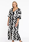 Dress wide slit NYA - black - #2