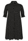 Dress buttoned DOTS - black - #4