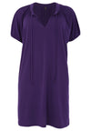 Dress gathering DOLCE - purple - #4
