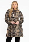 Tunic wide bottom BOA - brown - #2