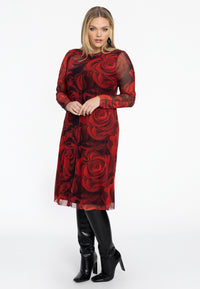 Dress ROSANNA - red - #1