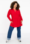 Tuniek v-hals dolce - Rood