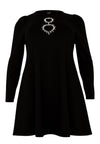 Tunic wide bottom VERO - black - #4