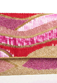 Clutch met roze en goudClutch Pink - pink - #5