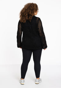 Top crochet LOUNGE - black - #3