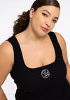 Tanktop met logo lounge - Zwart