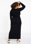 Dress long sleeves rib LOUNGE - black - #3