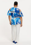 Top A-line AZZURRO - blue - #3