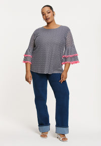 Tunic pon pon RODI - blue - #2