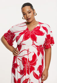 Dress maxi LILY - red - #1