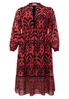 Dress IKAT - red - #4