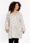 Tuniek dotty - ecru